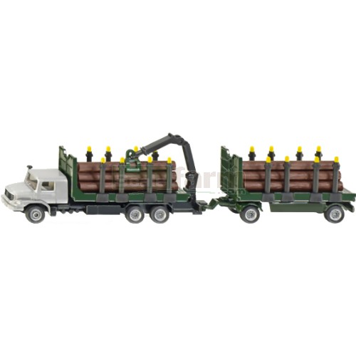 Mercedes Zetros Log Transporter with 12 Logs