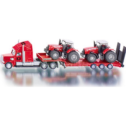 Massey Ferguson Low Loader With Two Tractors