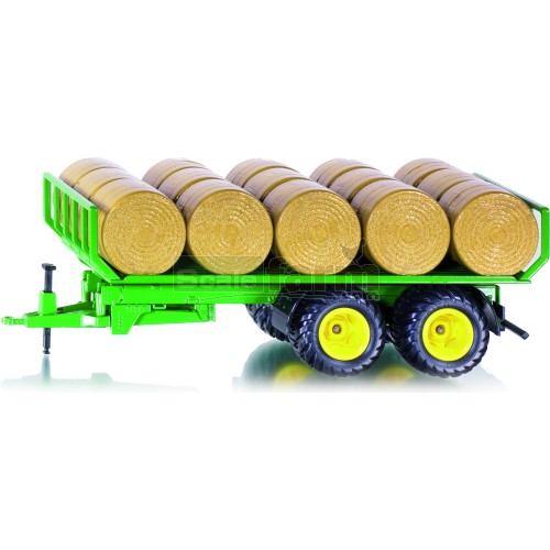Trailer With Round Hay Bales
