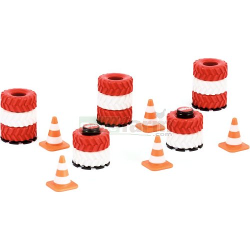 Siku Racing Accessories Tyre Stacks and Cones