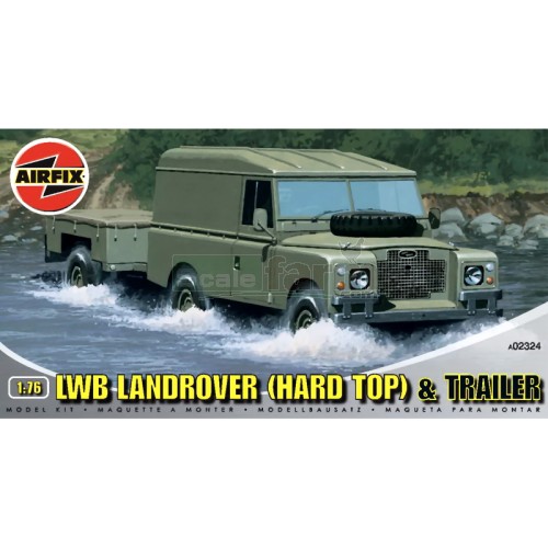 LWB Landrover (Hard Top) and Trailer