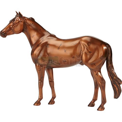 Bandera Symbols of the West - American Quarter Horse Ranch Horse