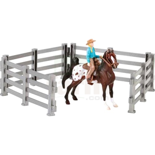 Stablemates  Appaloosa Horse and Western Rider Set
