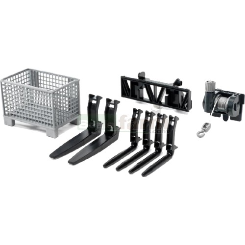 Pallet, Cable Winch and Forks Accessory Set