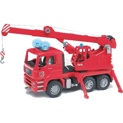 MAN Fire Engine Crane Truck With Lights And Sound Module