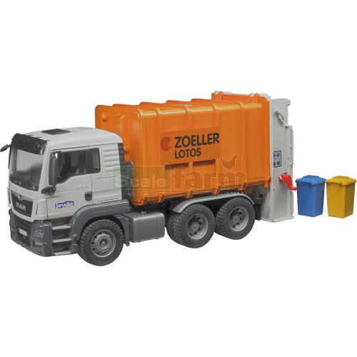 MAN TGS 26.500 Rear Loading Garbage Truck - Orange