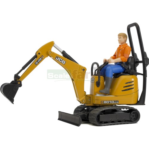 JCB 8010 CTS Micro Excavator with Figure