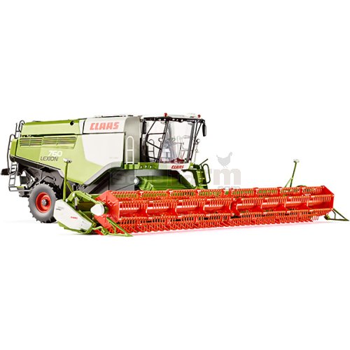 CLAAS Lexion 760 TT Combine Harvester with V1200 Grain Mower