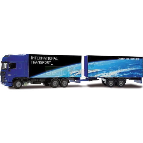 DAF XF with Double Trailer