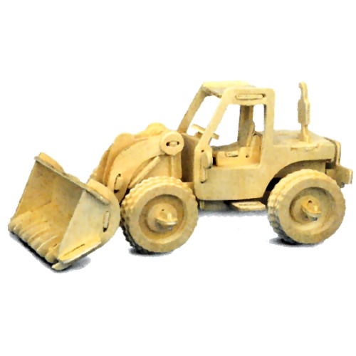 Bulldozer Woodcraft Construction Kit