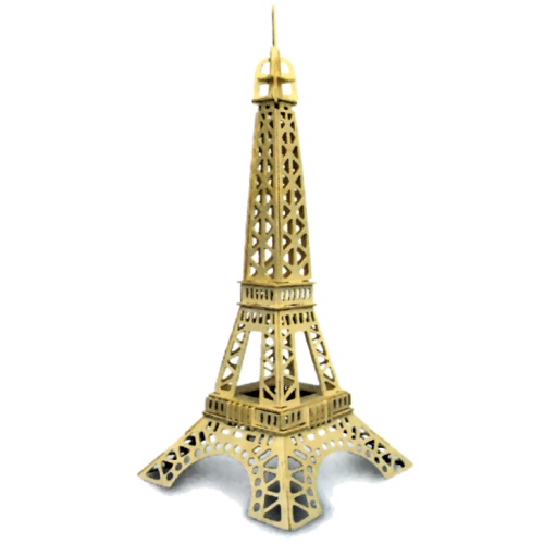 Quay P Eiffel Tower Woodcraft Construction Kit