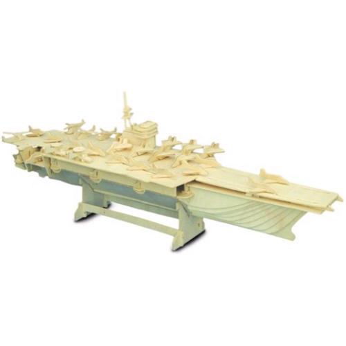 Aircraft Carrier Woodcraft Construction Kit