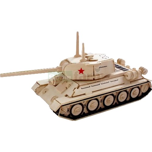 T-34 Tank Woodcraft Construction Kit