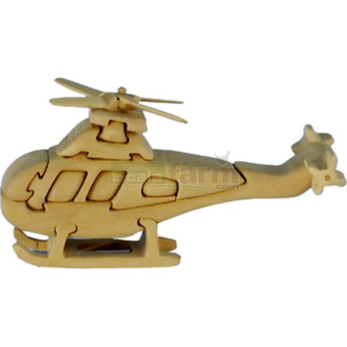 Helicopter Wooden Puzzle