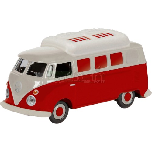 VW T1 Camper - Red/Cream