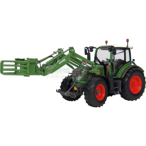 Fendt 516 Vario Tractor with Front Bale Grab
