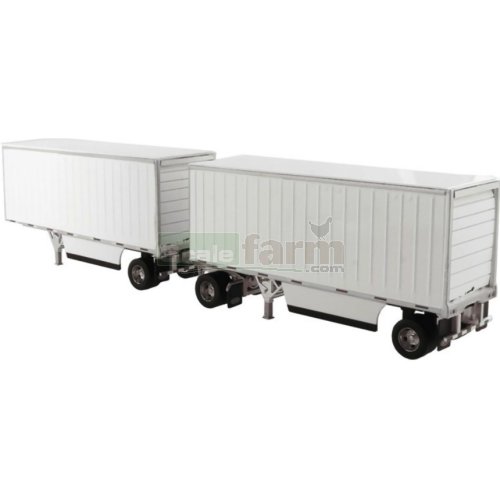 Wabash National 28' Pup Trailers with Dolly