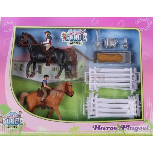 Horses and Riders Playset