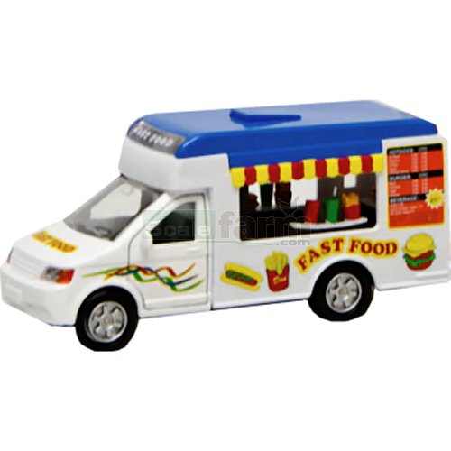 Pull-Back Fast Food Truck with Light and Sound