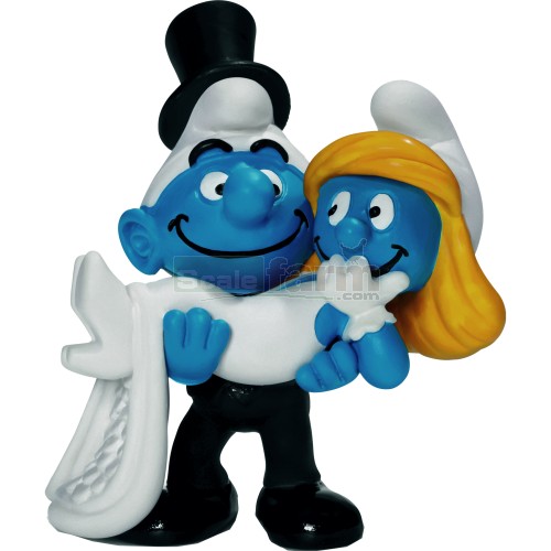 Smurf Bride and Groom