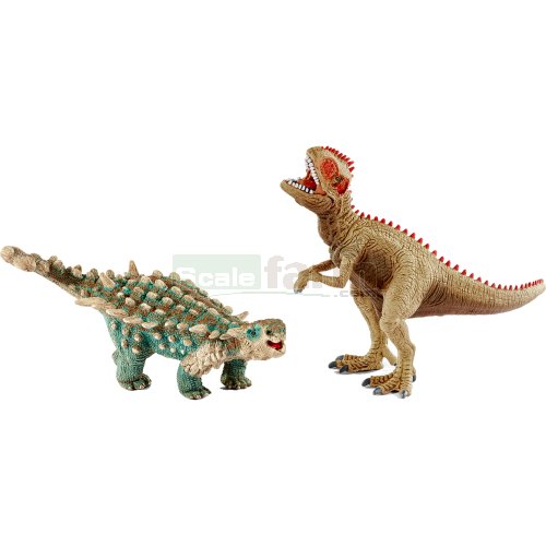 Saichania and Giganotosaurus, Small