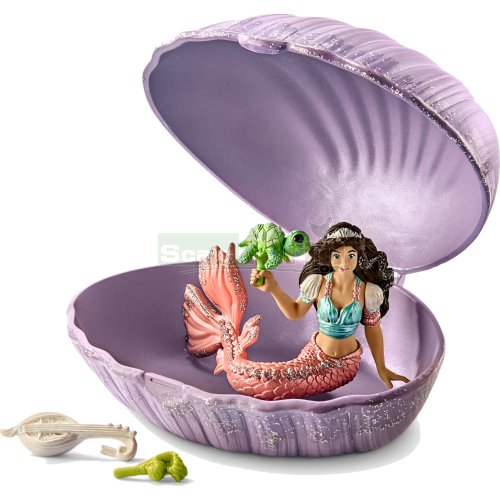 Mermaid with Baby Turtle in Shell