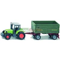 Preview CLAAS Ares 697 ATZ Tractor with Fortuna Trailer