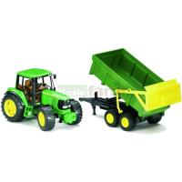 Preview John Deere 6920 Tractor with Tipping Trailer