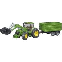 Preview John Deere 7930 Tractor with Frontloader and Tandem Axle Tipping Trailer