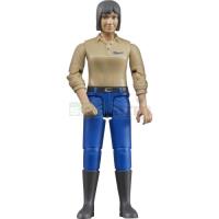 Preview Woman with Blue Trousers and Boots