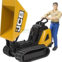 Preview JCB HTD-5 Dumpster with Construction Worker