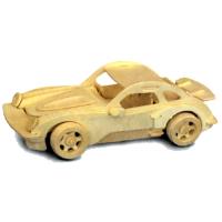 Preview German GT Sports Car Woodcraft Construction Kit