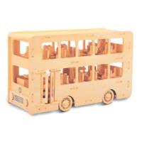Preview Double Decker Bus Woodcraft Construction Kit