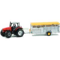 Preview Same Iron 200 Tractor with Joskin Betimax Livestock Trailer