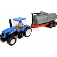 Preview New Holland Tractor with Tanker Building Block Kit