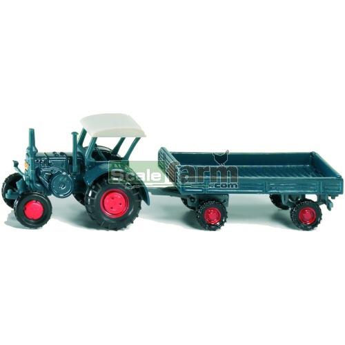 Lanz Bulldog Vintage Tractor with Trailer