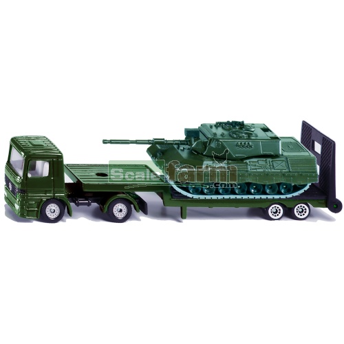 Low Loader with Battle Tank