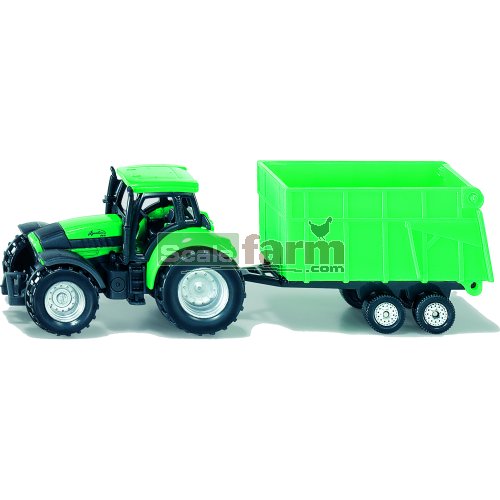 Deutz Fahr Agrotron 265 Tractor with Rear Tipping Trailer