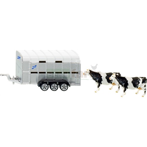 Ifor Williams Livestock Trailer with 2 Cows