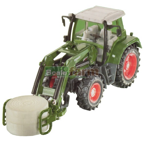 Fendt 409 Tractor with Haybale Grabber