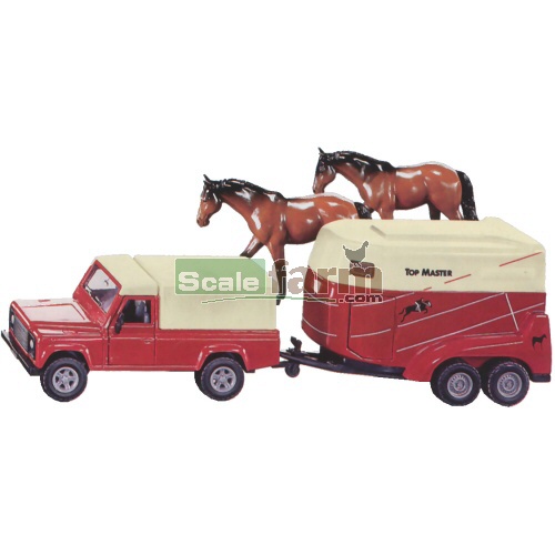 Land Rover Defender with Horse Box