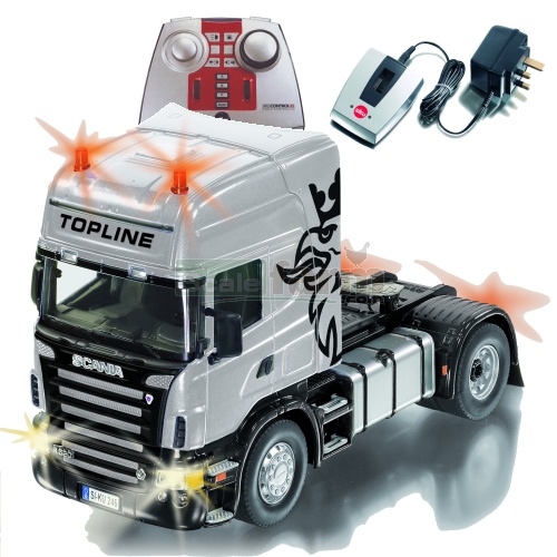Scania Topline Truck with 2.4GHz Remote Control - Silver