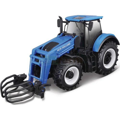 New Holland T7.315 Tractor with Bale Grab