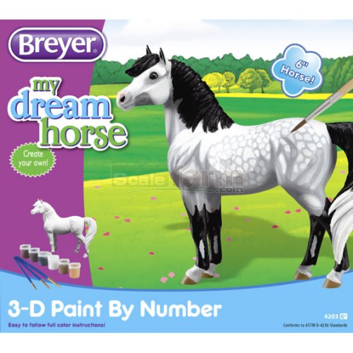 3D Paint by Number - Dapple Horse
