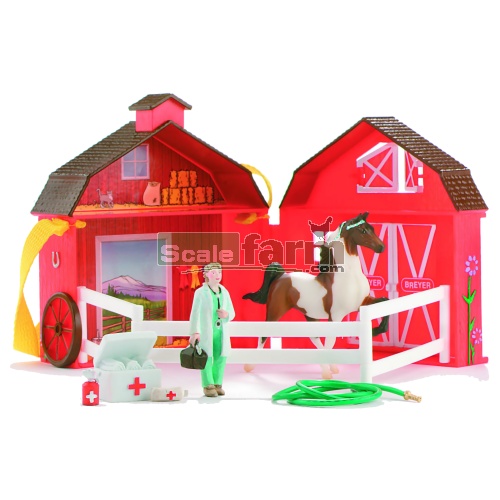Stablemates Pocket Barn with Vet