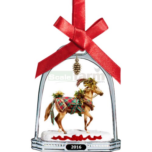 Woodland Splendor - 2016 Holiday Horse Stirrup Ornament