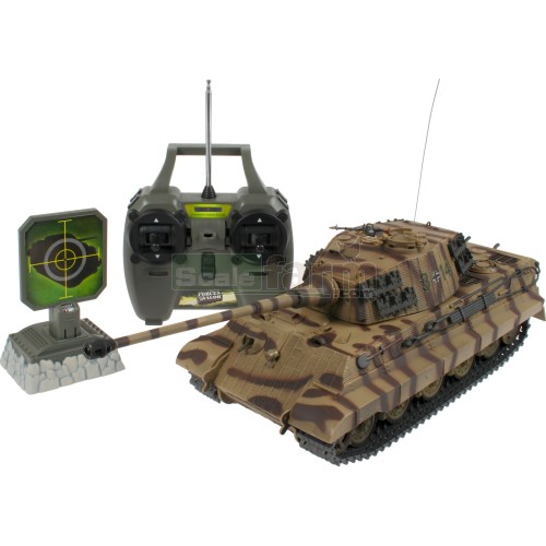 German King Tiger 27 MHz RC Tank - Battle Beam RC Military Series