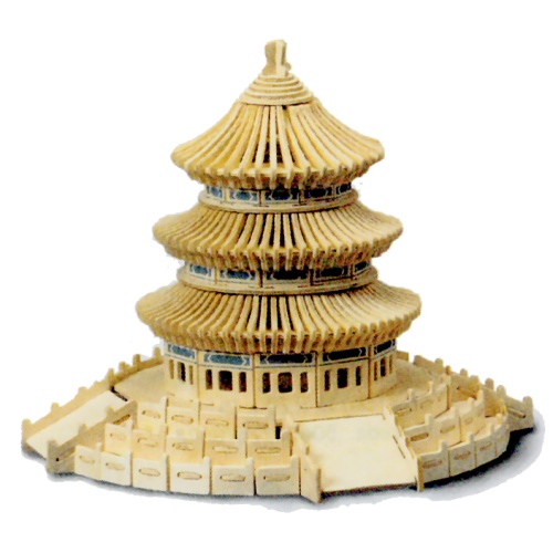 Temple of Heaven Woodcraft Construction Kit