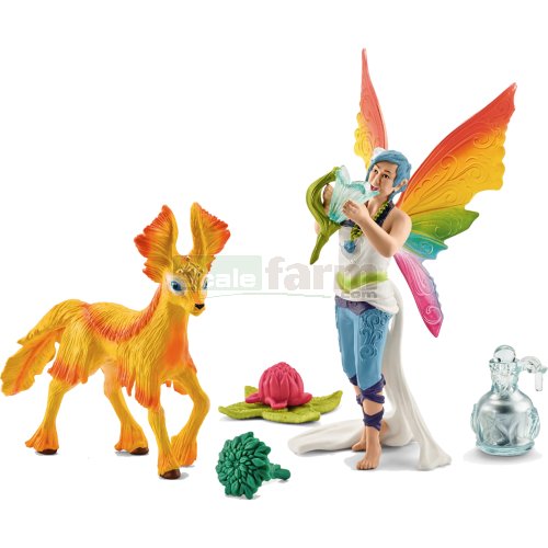 Rainbow Elf Dunya with Foal