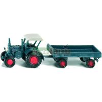 Preview Lanz Bulldog Vintage Tractor with Trailer